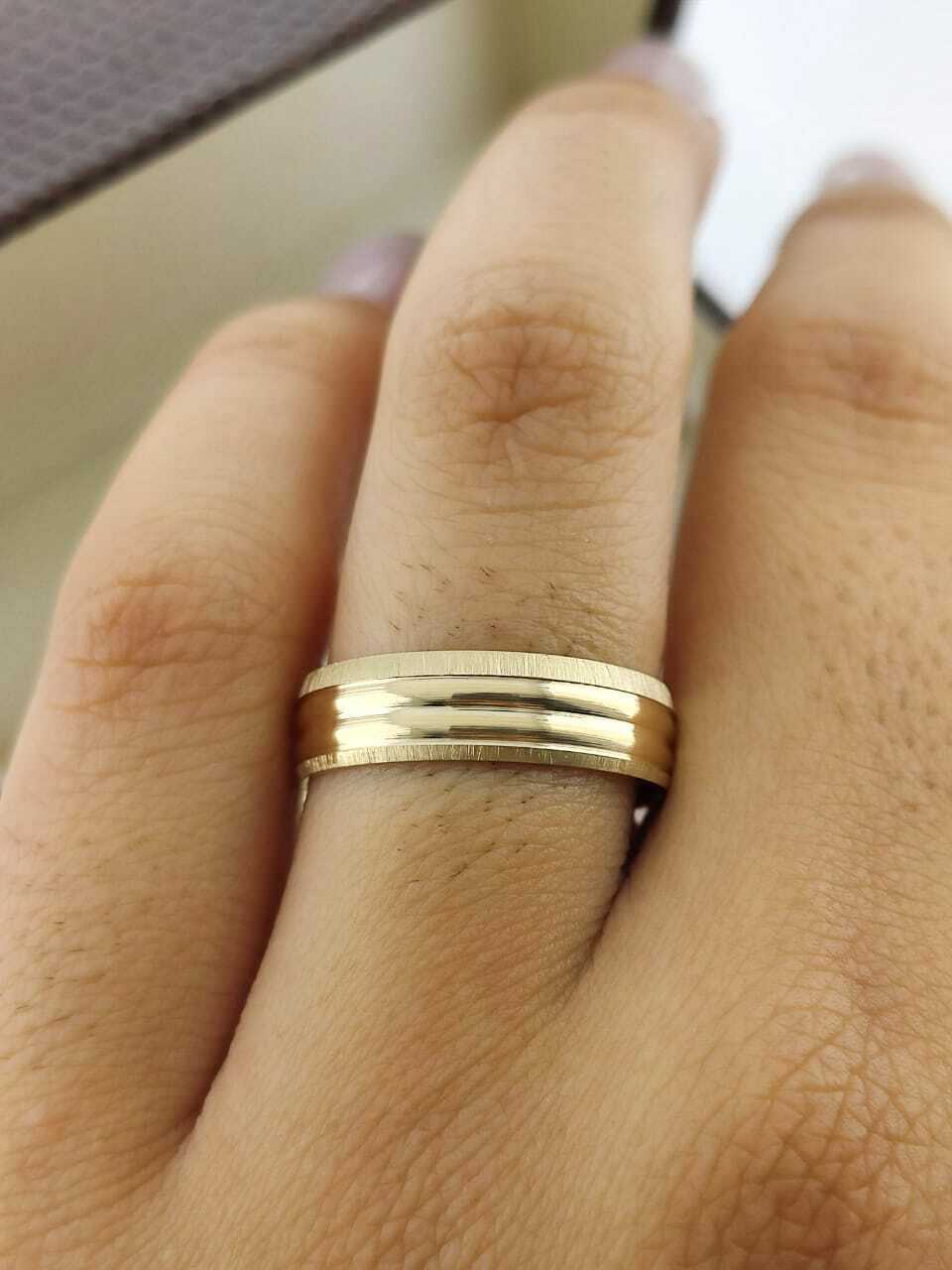 Alianças para noivado e casamento - Modelo 104