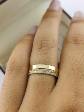 Alianças para noivado e casamento - Modelo 109