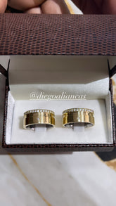 Alianças de Moeda Antiga Noivado e Casamento