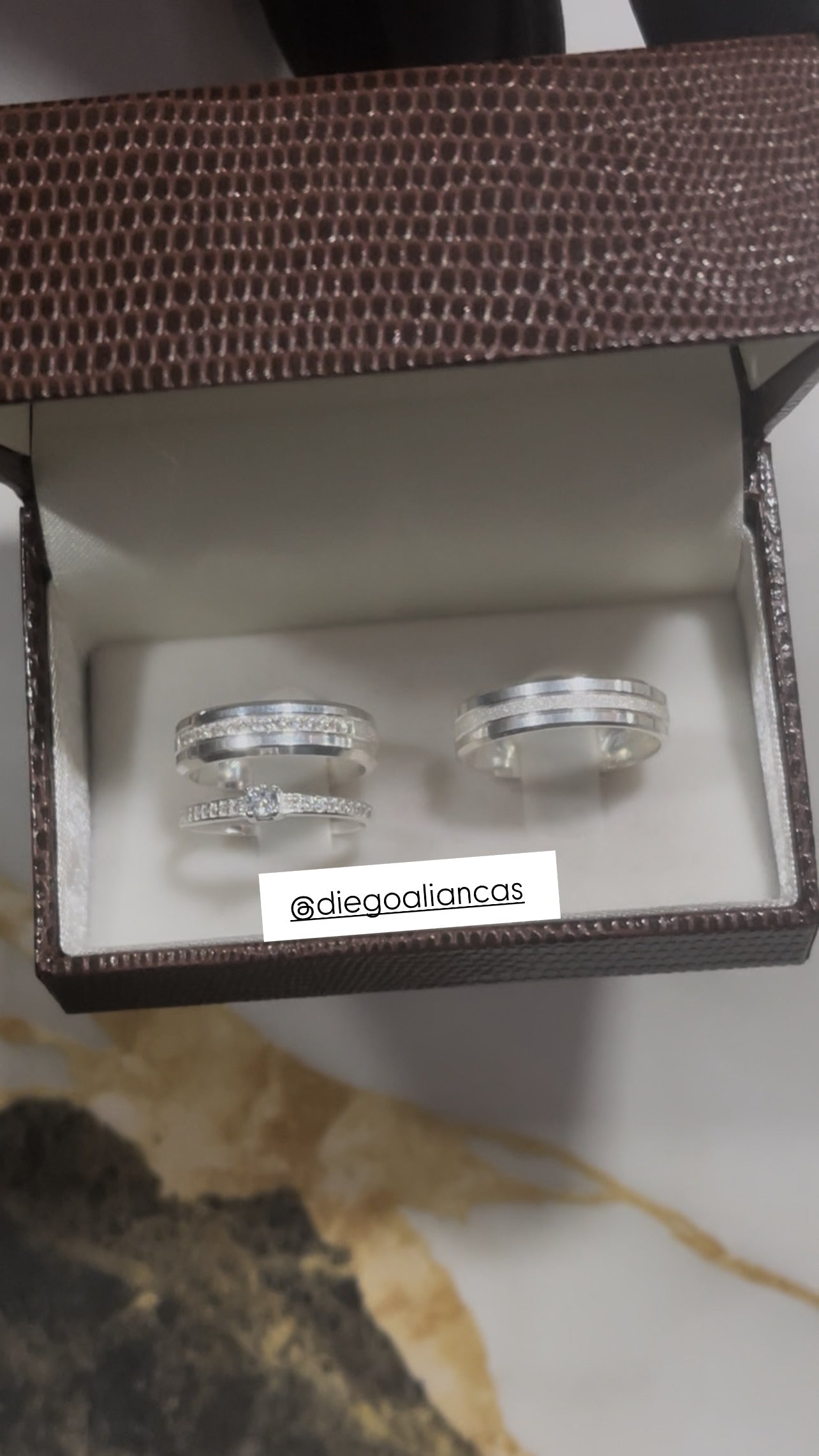 Alianças de Prata Namoro & Compromisso