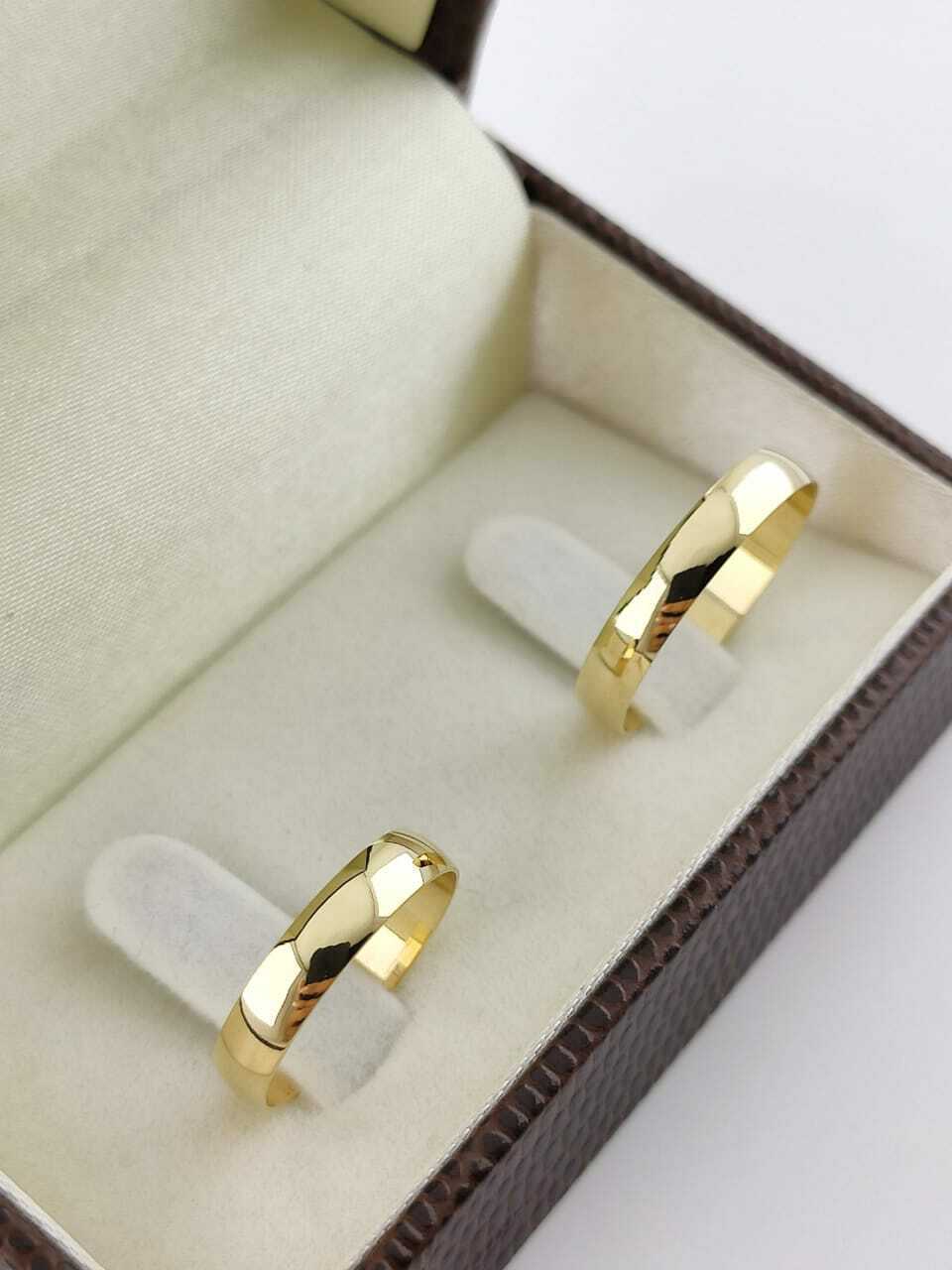 Alianças para noivado e casamento - Modelo 125