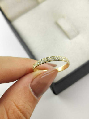 anéis aparadores em ouro 18k - Modelo 03