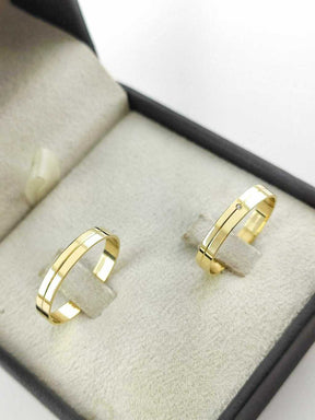 Alianças para noivado e casamento - Modelo 66