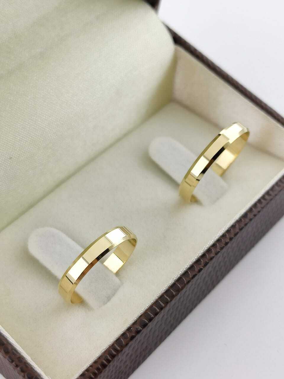 Alianças para noivado e casamento - Modelo 136