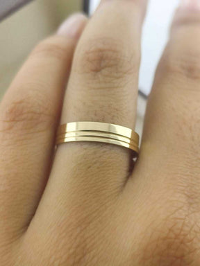 Alianças para noivado e casamento - Modelo 117
