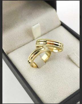 Alianças para noivado e casamento - Modelo 40
