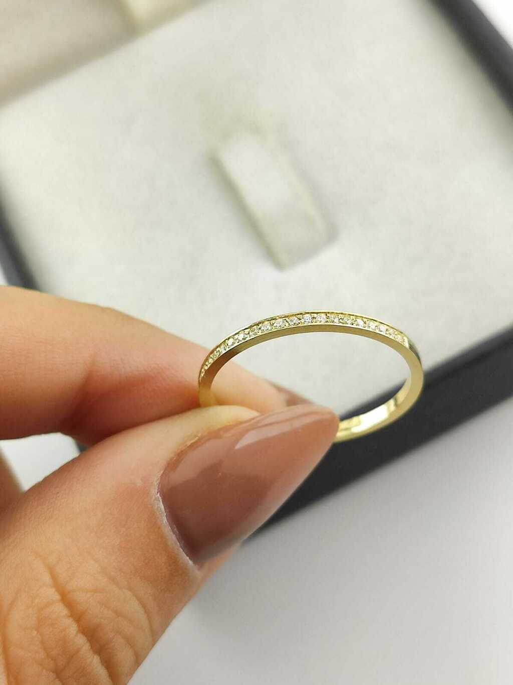 anéis aparadores em ouro 18k - Modelo 02