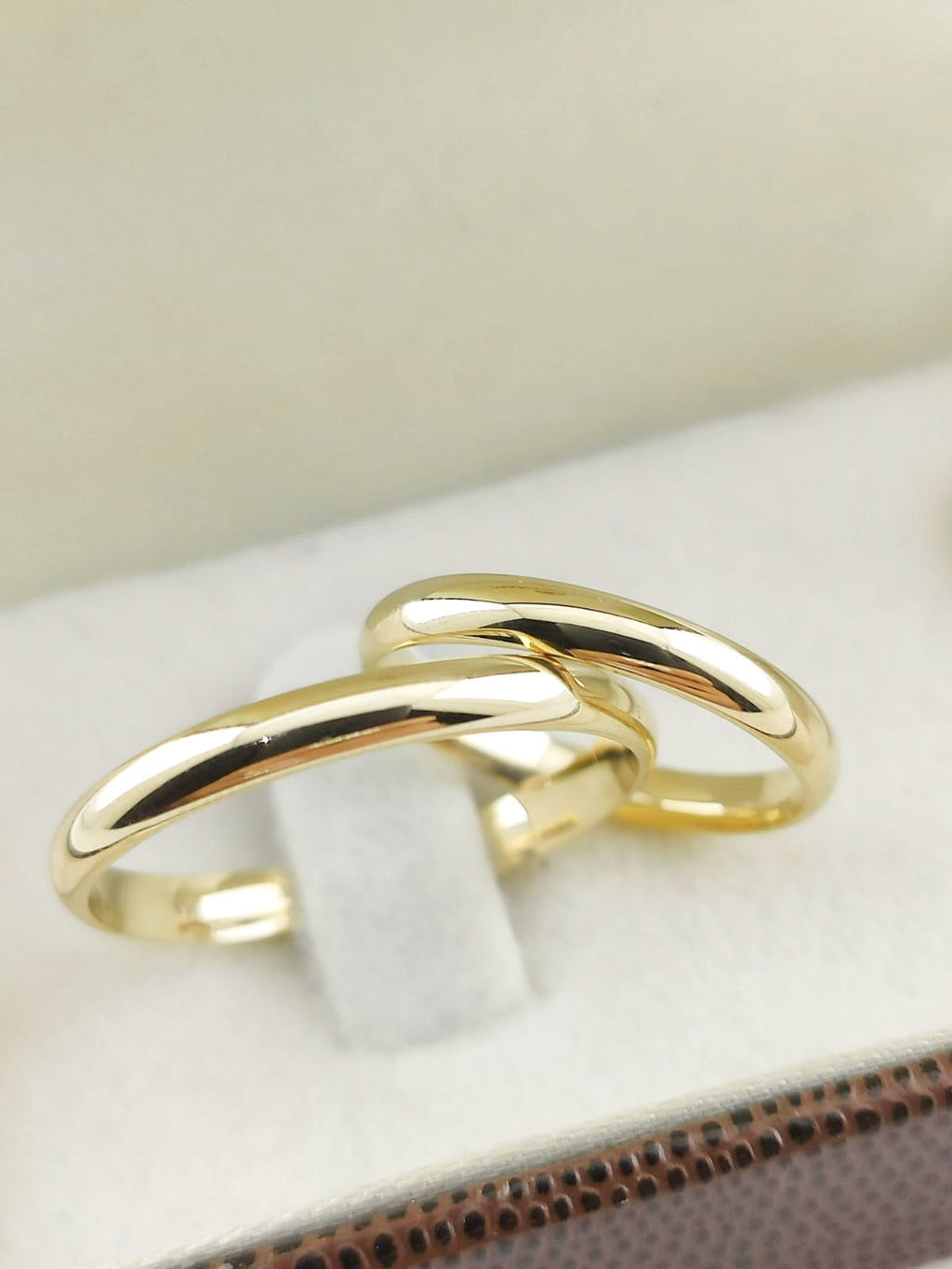 Alianças de casamento - Banhado a Ouro18k - Modelo 02