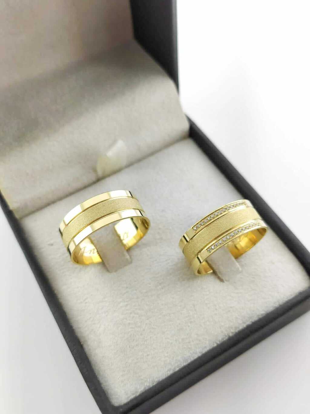 Alianças para noivado e casamento - Modelo 85