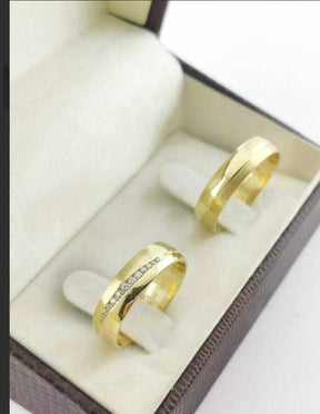 Alianças para noivado e casamento - Modelo 30