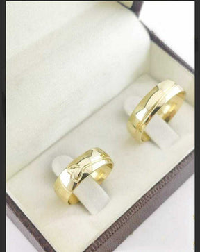 Alianças para noivado e casamento - Modelo 33