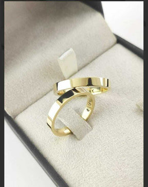 Alianças para noivado e casamento - Modelo 34