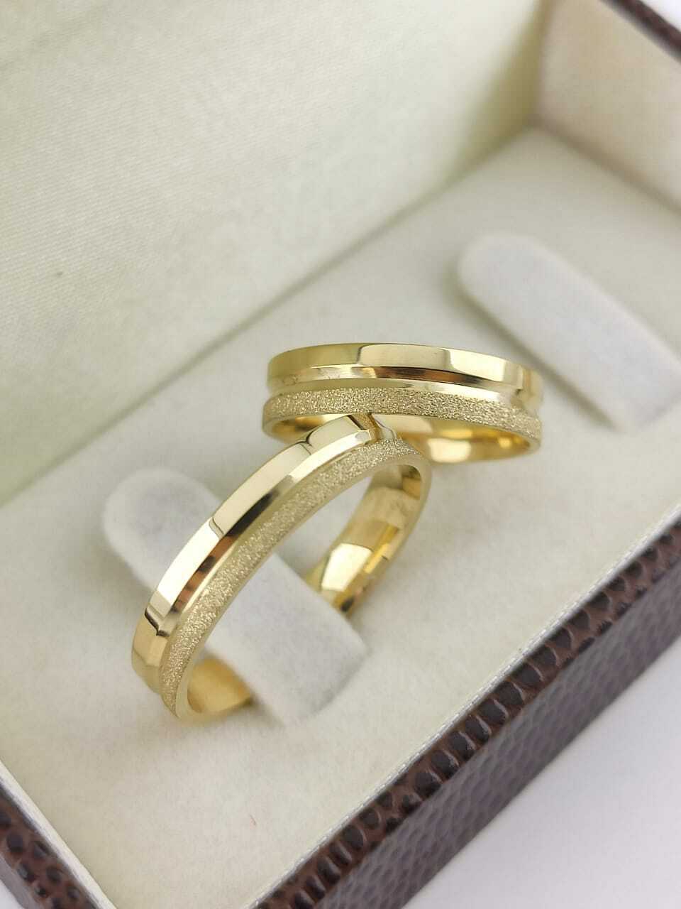 Alianças para noivado e casamento - Modelo 120