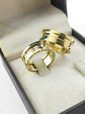 Alianças para noivado e casamento - Modelo 74