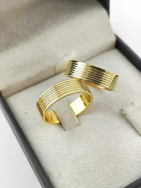 Alianças para noivado e casamento - Modelo 71