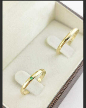 Alianças para noivado e casamento - Modelo 14