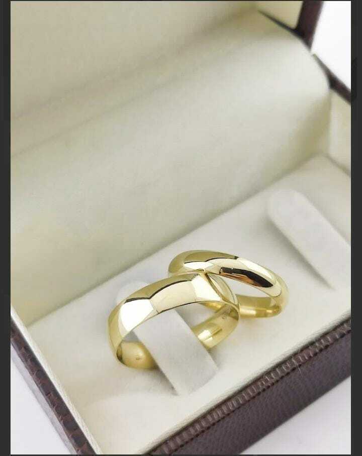 Alianças para noivado e casamento - Modelo 1