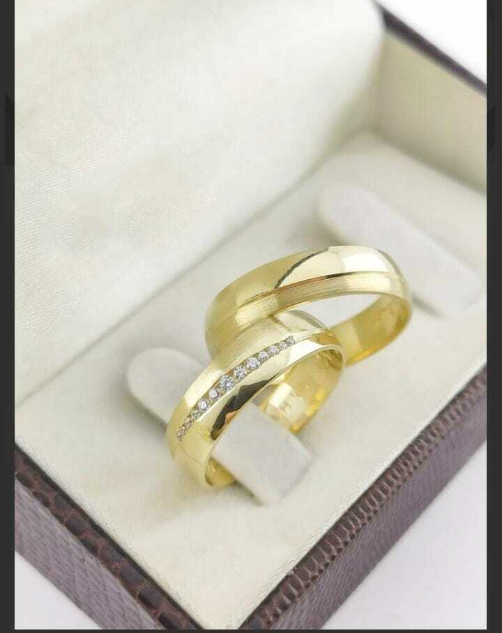 Alianças para noivado e casamento - Modelo 30