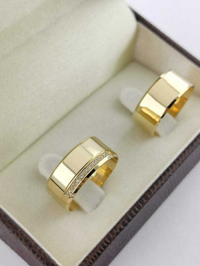 Alianças para noivado e casamento - Modelo 111