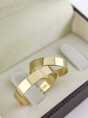 Alianças para noivado e casamento - Modelo 130