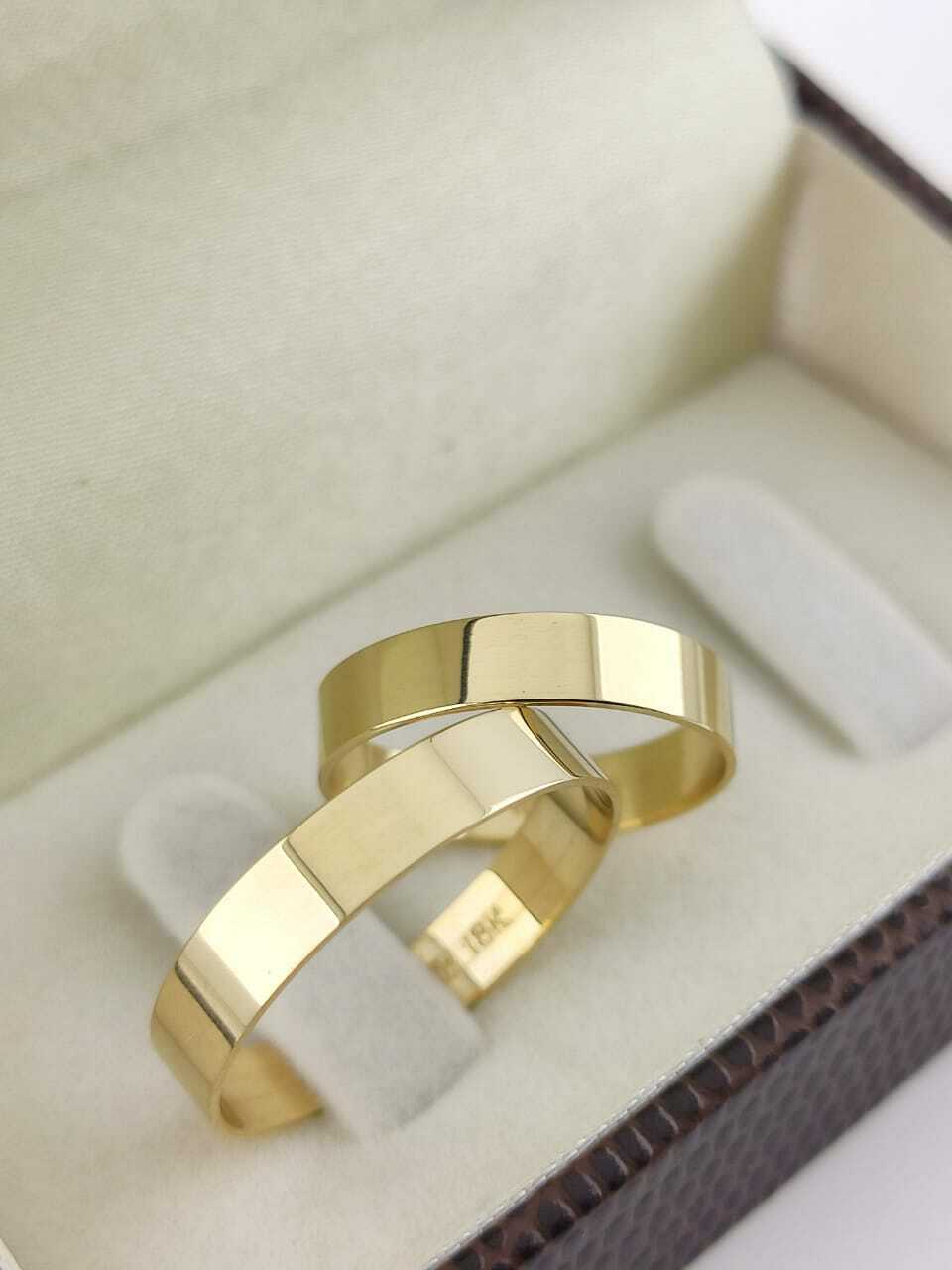 Alianças para noivado e casamento - Modelo 130