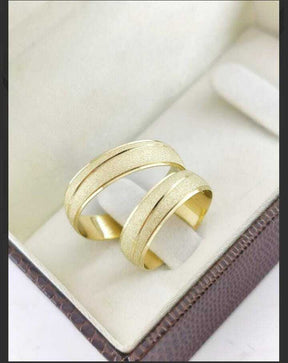 Alianças para noivado e casamento - Modelo 20