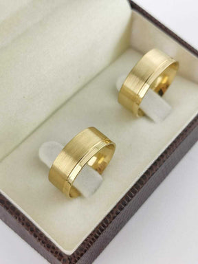 Alianças para noivado e casamento - Modelo 128