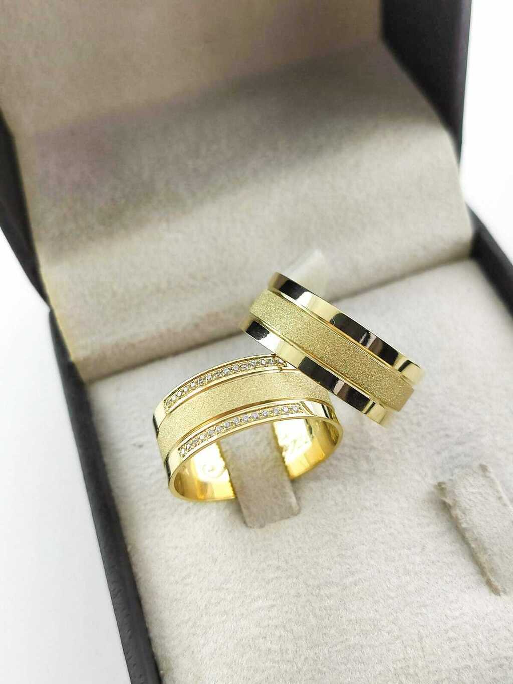 Alianças para noivado e casamento - Modelo 85