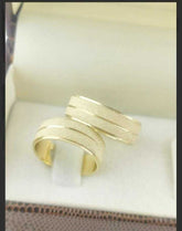 Alianças para noivado e casamento - Modelo 16