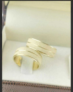 Alianças para noivado e casamento - Modelo 16