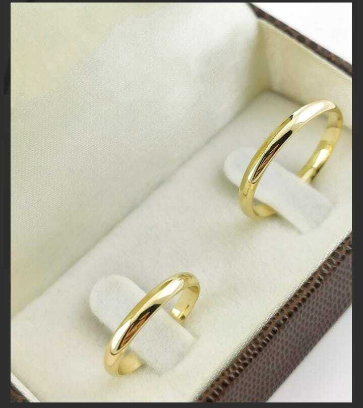 Alianças para noivado e casamento - Modelo 26
