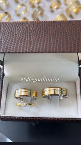 Alianças de Moeda Antiga Noivado e Casamento