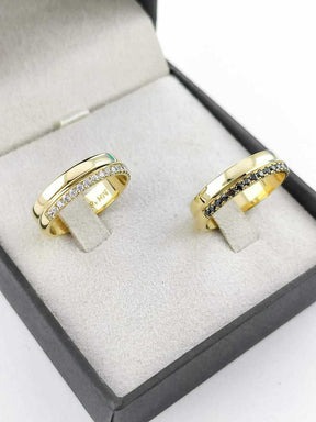 Alianças para noivado e casamento - Modelo 97