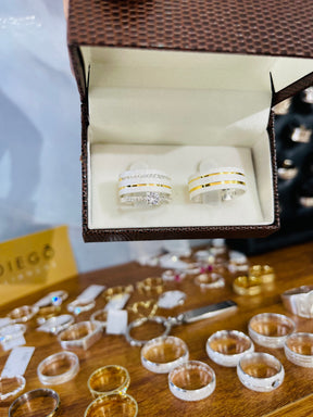Alianças de Prata Namoro e Compromisso