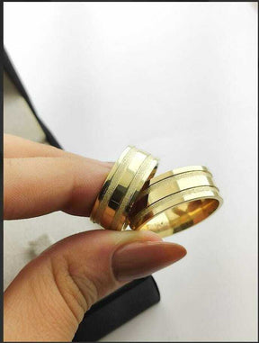 Alianças para noivado e casamento - Modelo 44