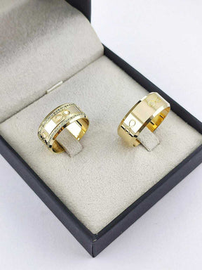 Alianças para noivado e casamento - Modelo 154