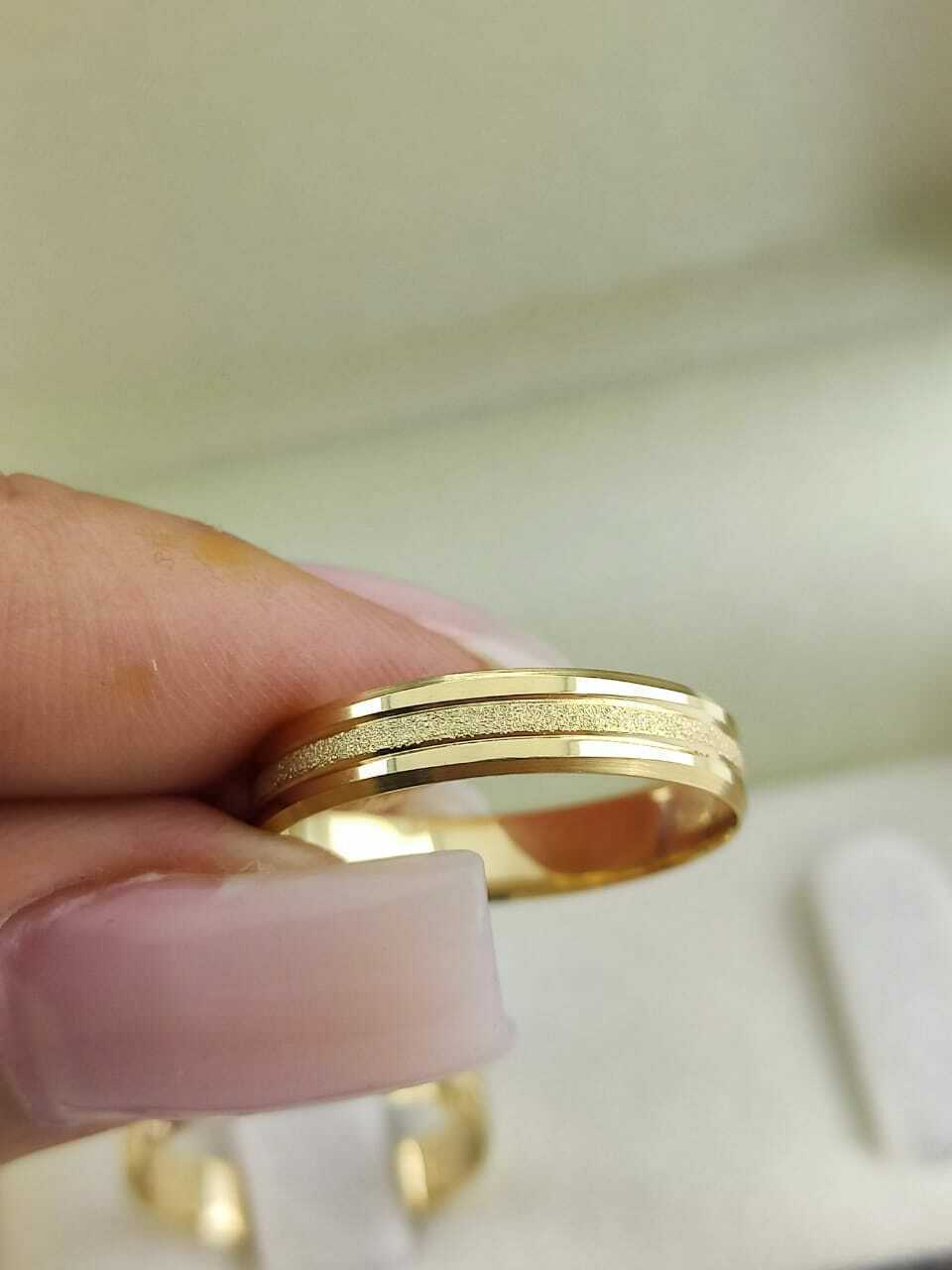 Alianças para noivado e casamento - Modelo 134