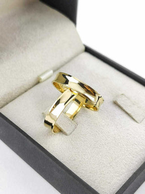 Alianças para noivado e casamento - Modelo 84