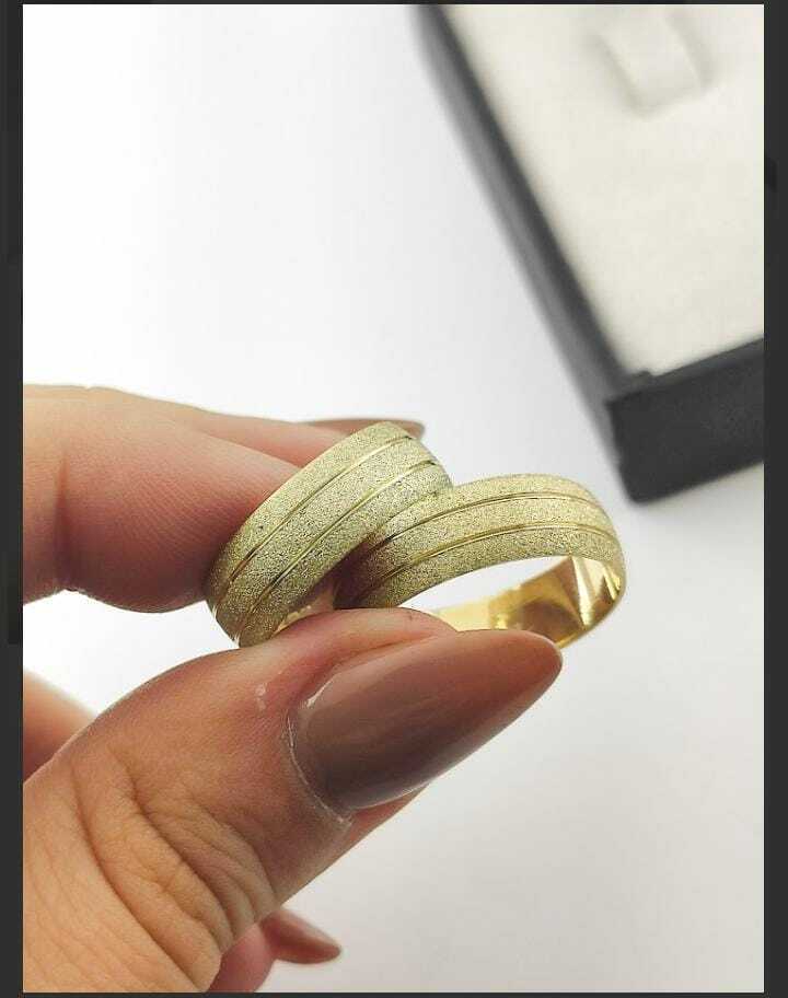 Alianças para noivado e casamento - Modelo 36