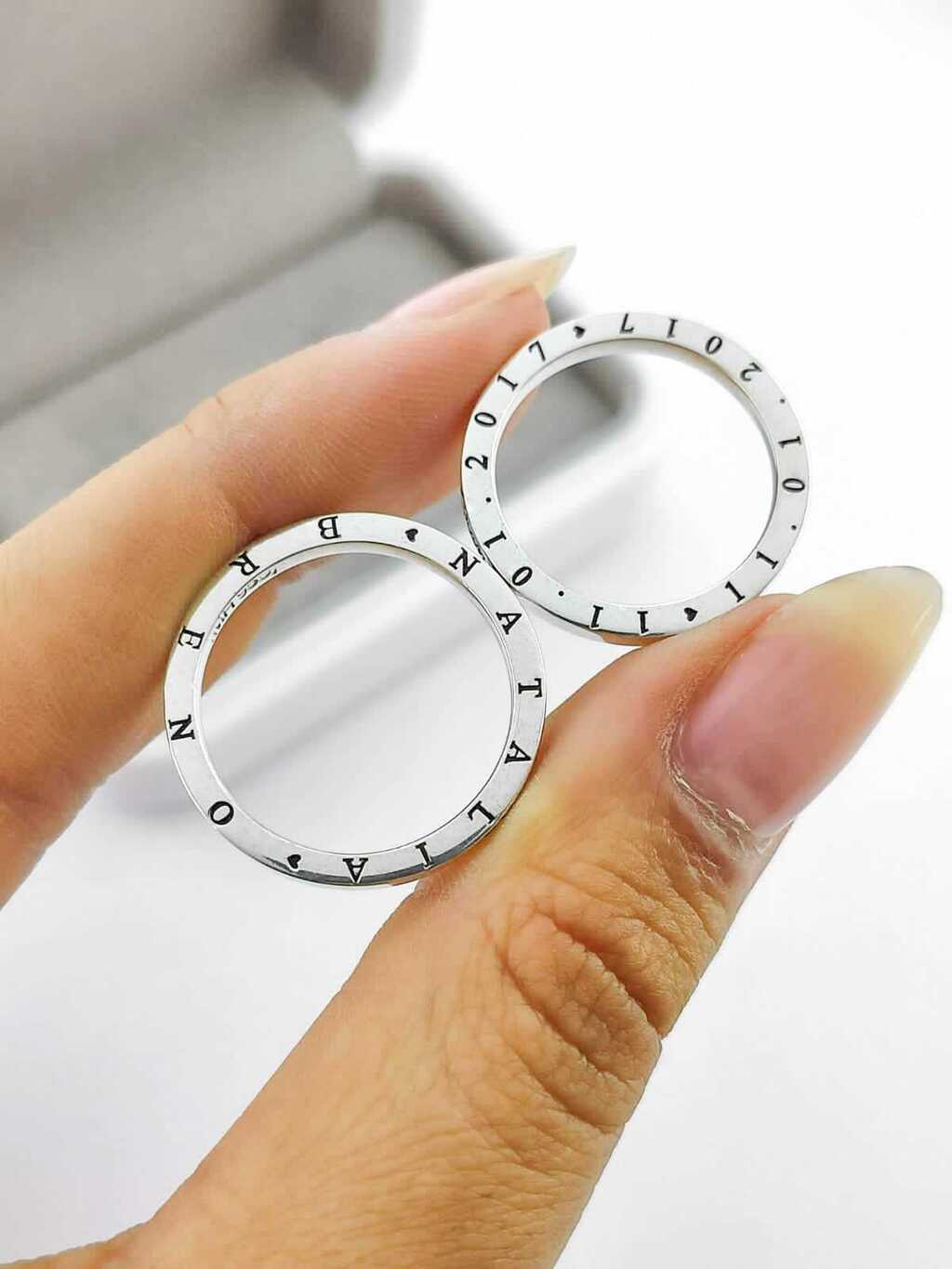 Alianças para namoro e compromisso - Modelo 67