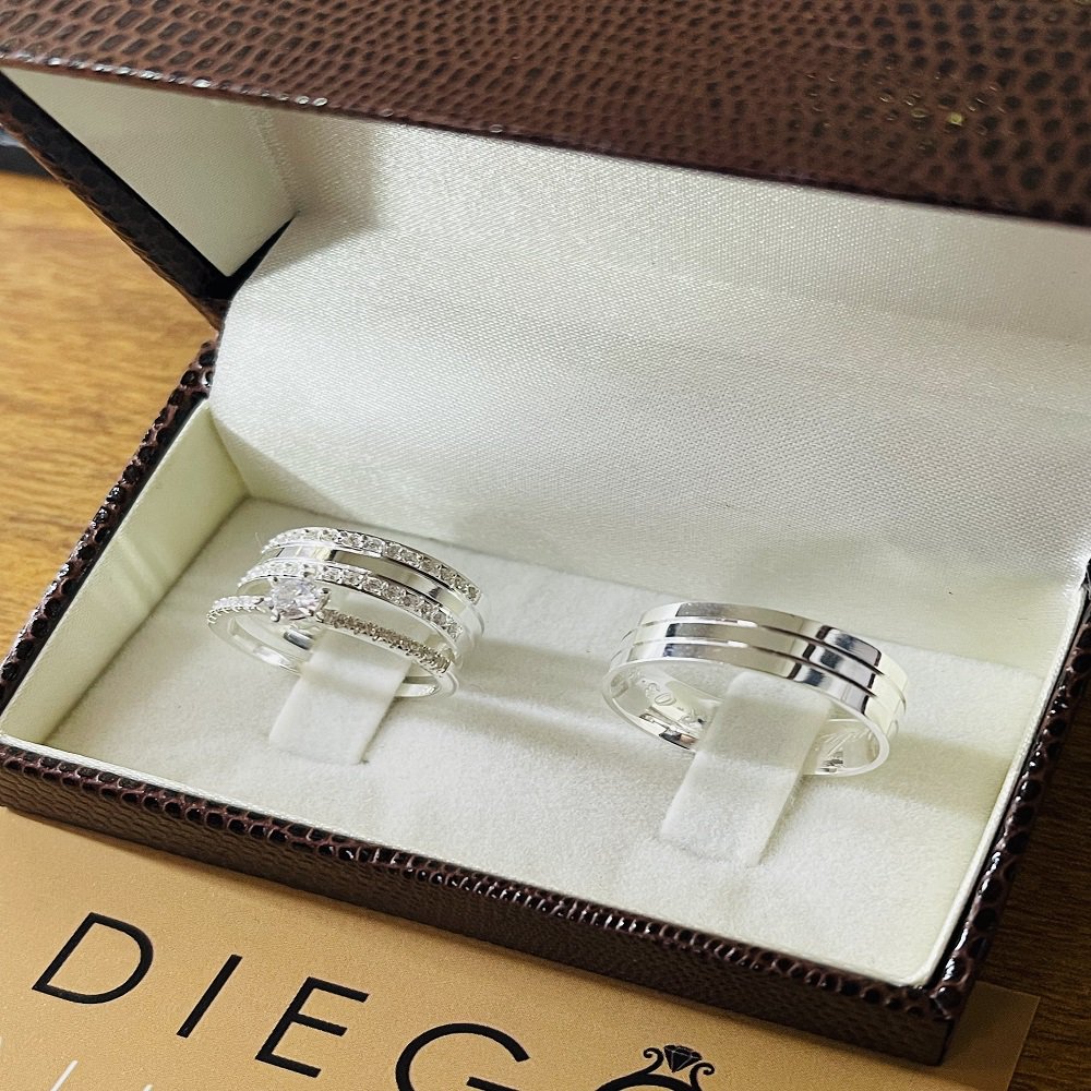 Aliança de Prata de Namoro e Compromisso