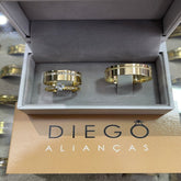 Aliança de Ouro18K Noivado e Casamento