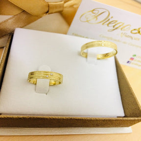 Alianças de Ouro Noivado e Casamento