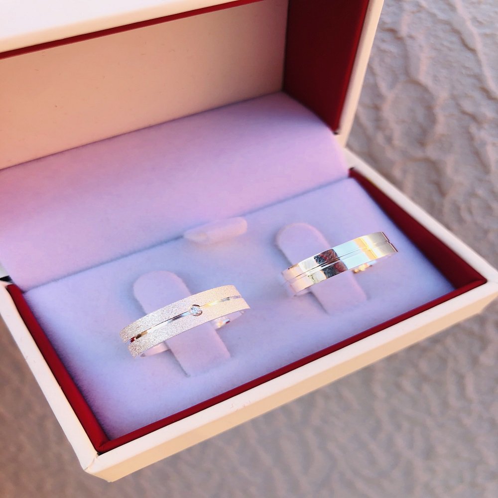 Alianças de Prata Namoro e Compromisso