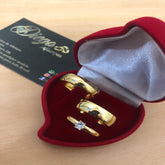 Alianças de Ouro18k Noivado e Casamento