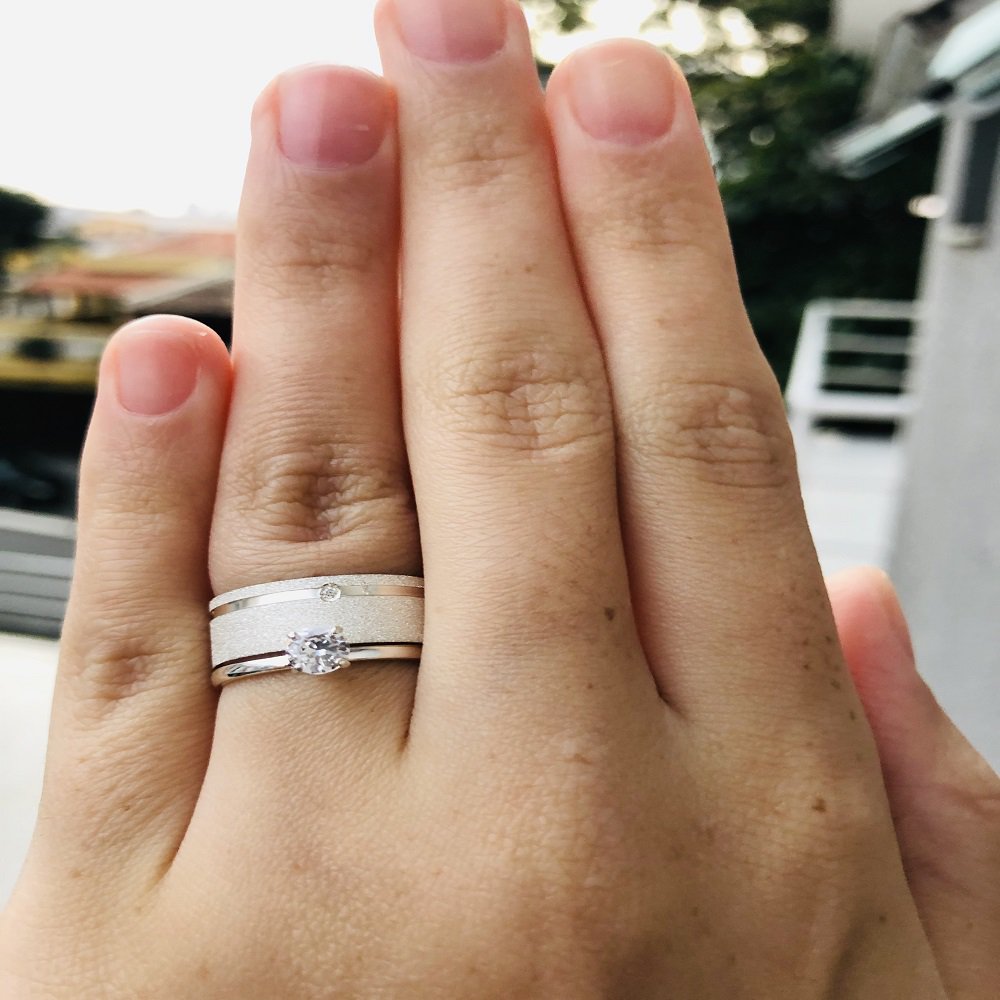 Alianças de Prata Namoro e Compromisso