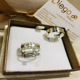 Alianças de Prata Namoro e Compromisso