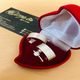 Alianças de Prata Namoro e Compromisso