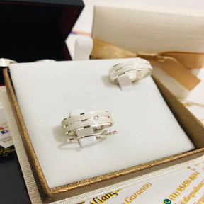 Alianças de Prata Namoro e Compromisso