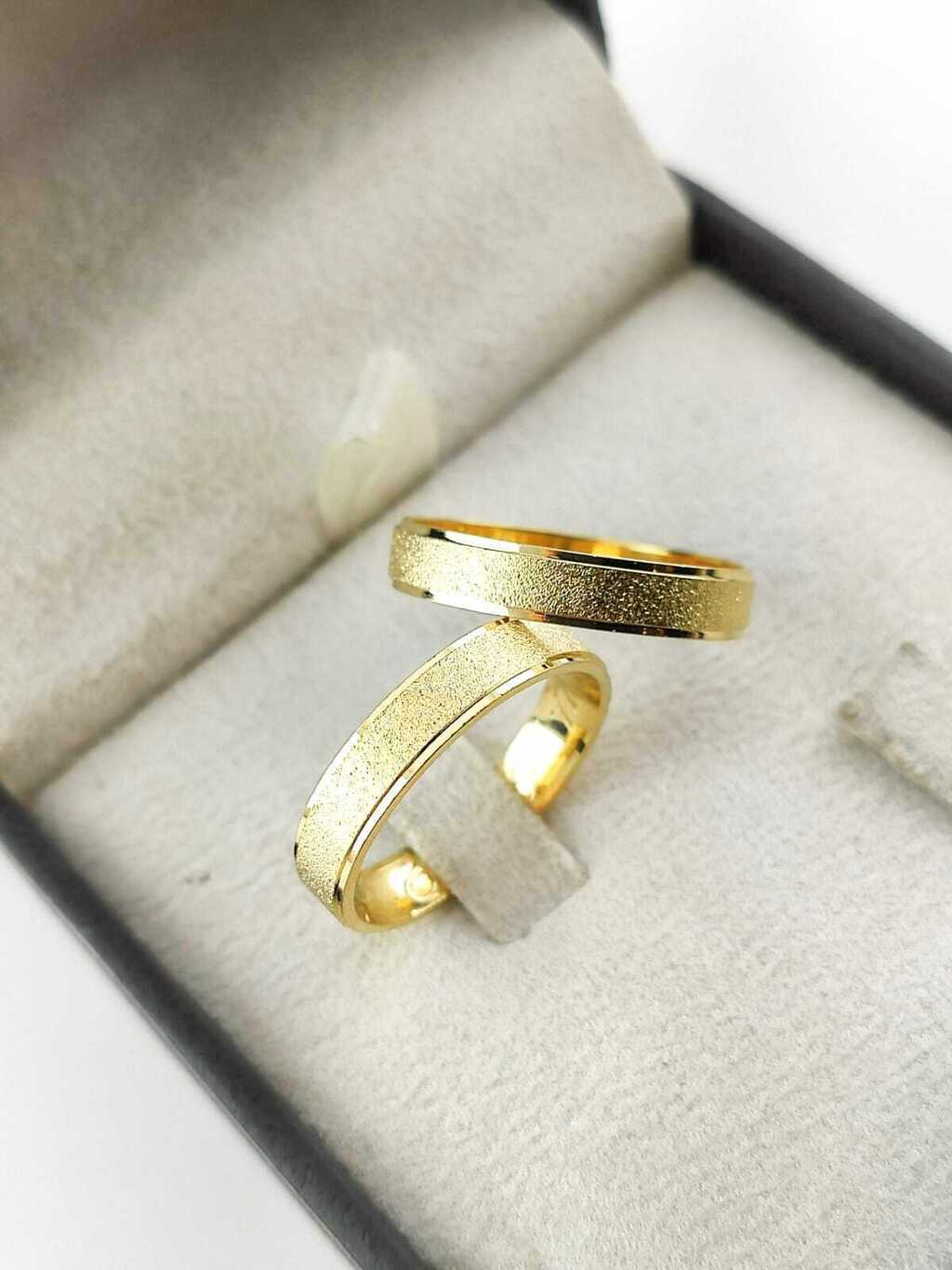 Alianças para noivado e casamento - Modelo 68